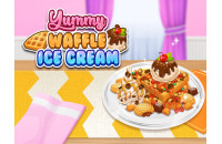 Play Yummy Waffle Ice Cream now!